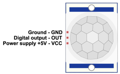 Figure 5 : Broches capteur HC-SR501